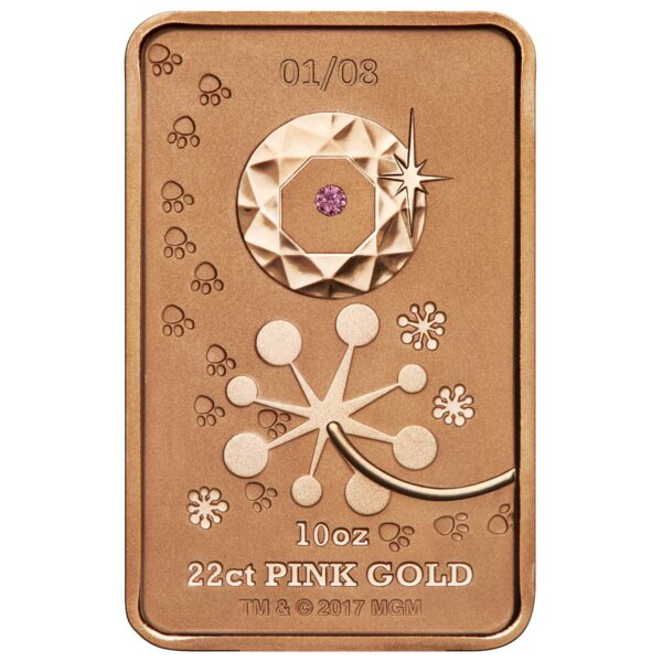Pink Panther Limited Edition Pink Diamond Ingot - 10oz Pink Gold - Image 3