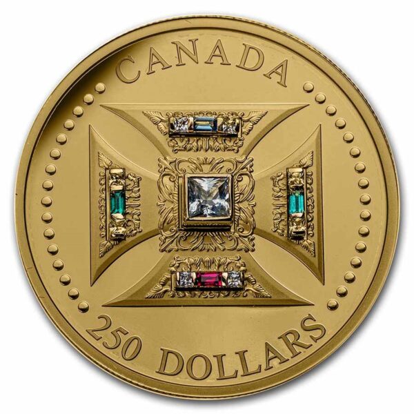 2023 2oz $250 Pure Gold Coin - St. Edward's Crown