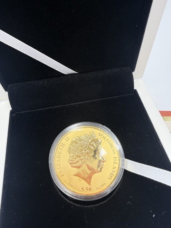 2022 "Versailles" Solomon Islands 100g Gold Reverse Proof Coin - Image 7