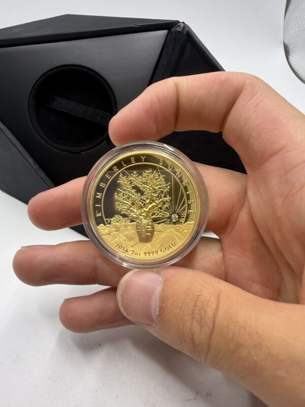 Kimberly Sunrise 2016 2oz 9999 Gold Proof High Relief Coin