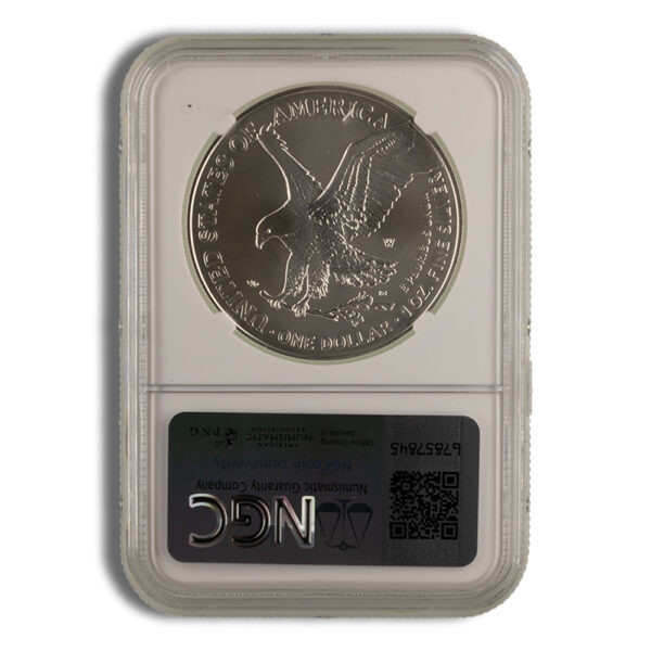 2023-W Burnished Silver Eagle NGC MS70 - Image 2
