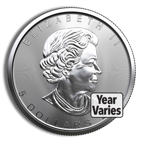 1 oz Canadian Silver Maple Leaf - Sealed Box (Year Varies) - Image 2
