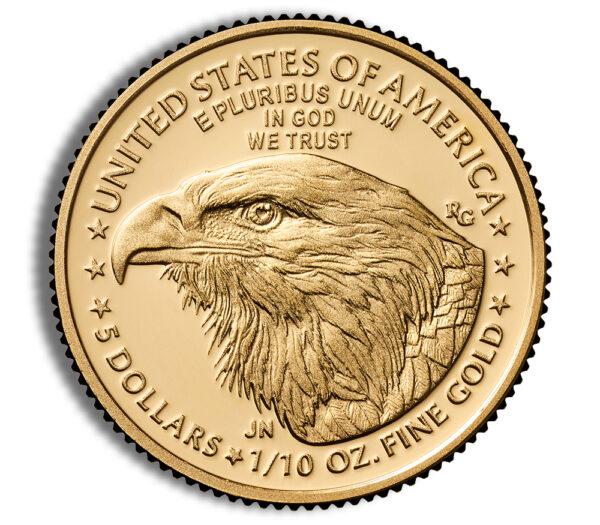 2024-W 1/10 oz Proof Gold Eagle $5 - Box & COA - Image 3