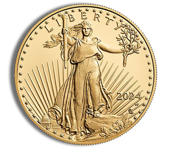 2024-W 1/4 oz Proof Gold Eagle $10 - Box & COA - Image 2
