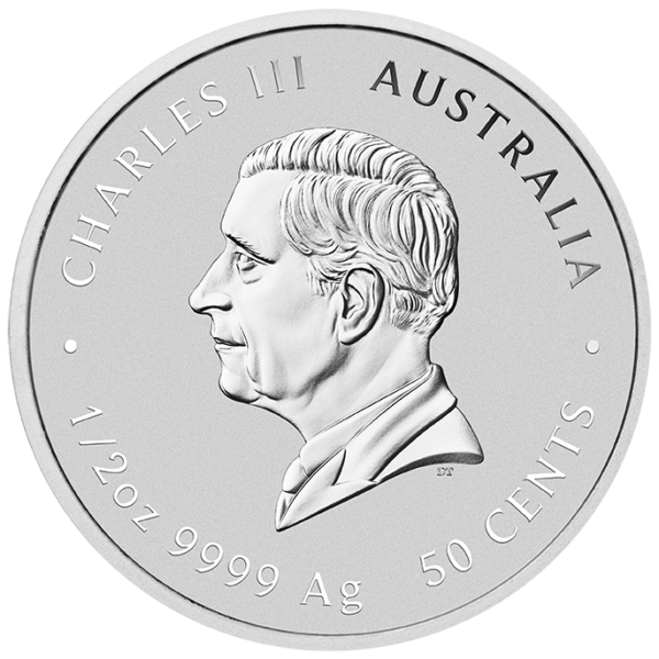 2025 1/2 oz Australia Silver Lunar Snake BU - Series III - Image 2