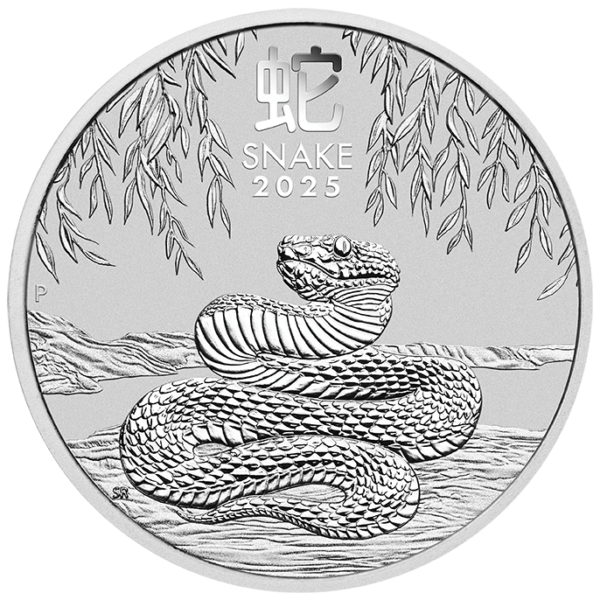 2025 1/2 oz Australia Silver Lunar Snake BU - Series III