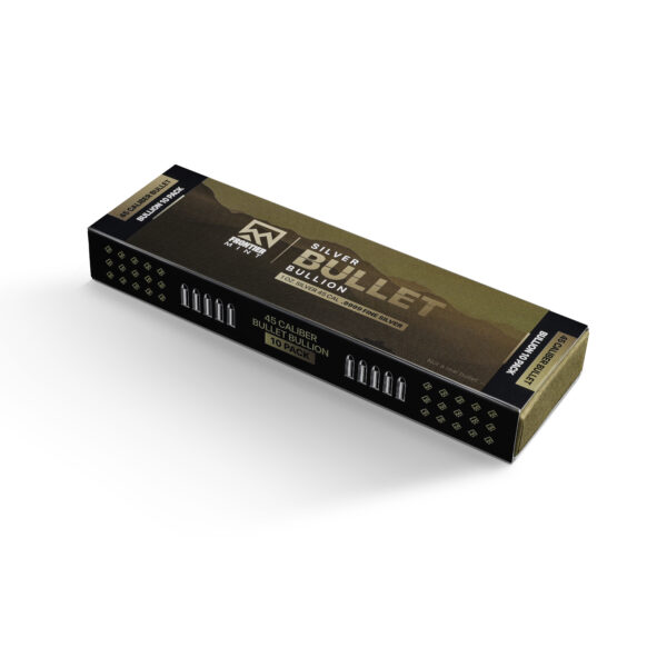 1 oz Silver Bullet - Replica .9999 (New) - Image 3