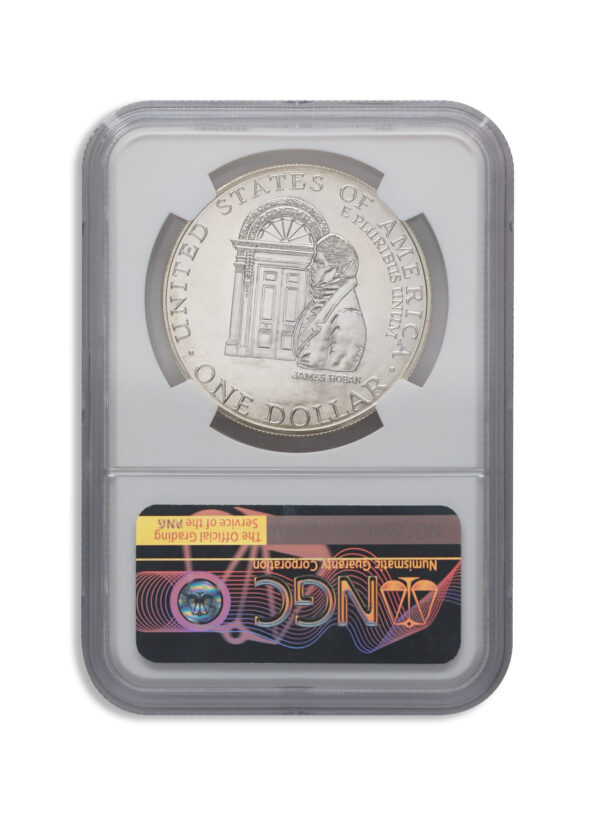 1992-D $1 White House Silver Commem - NGC MS70 - Image 2