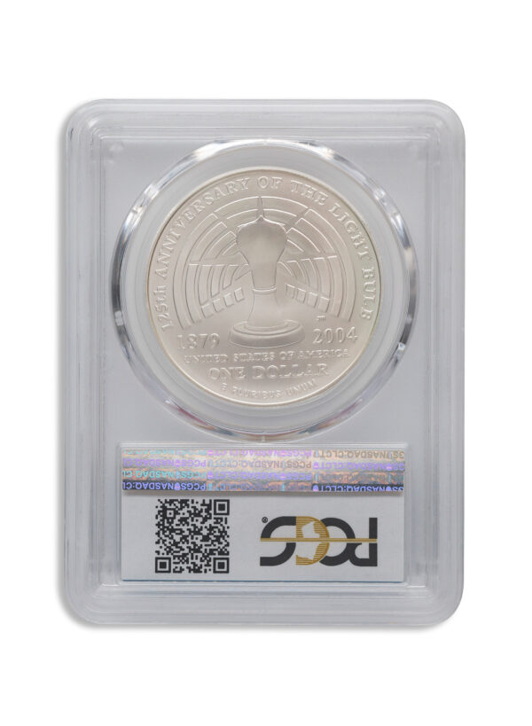 2004-P $1 Thomas A. Edison Silver Commem - PCGS MS70 - Image 2