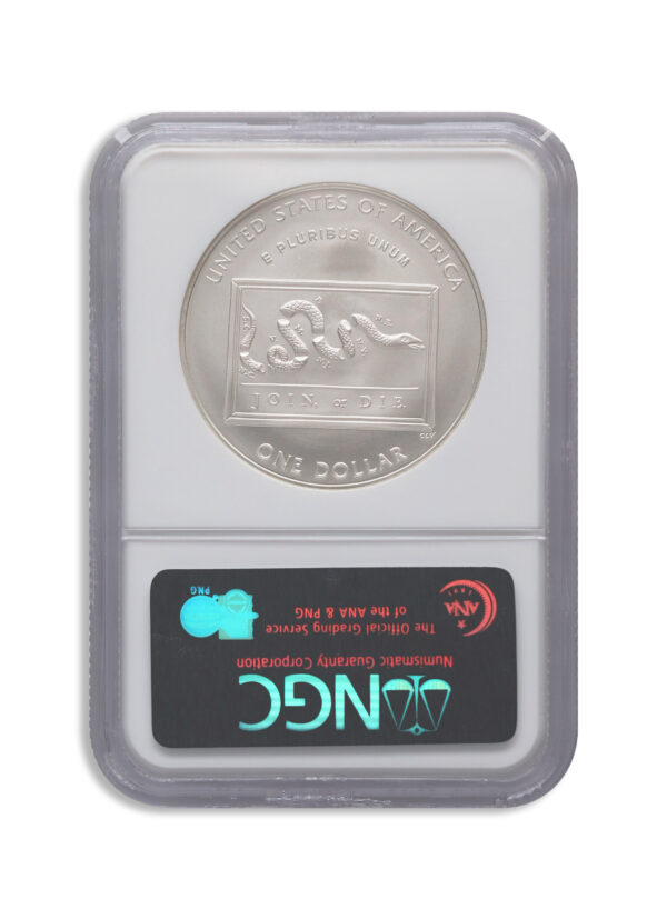 2006-P $1 Franklin Scientist Silver Commem - NGC MS70 - Image 2