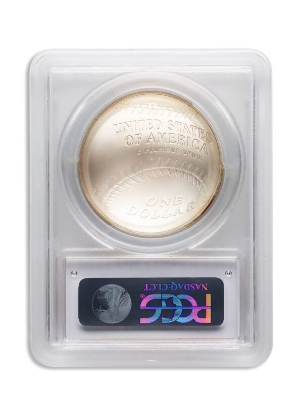 2014-P $1 Baseball Hall Fame Silver Commem - PCGS MS70 - Image 2