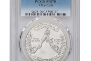 1988-D $1 Olympic Silver Commem - PCGS MS70