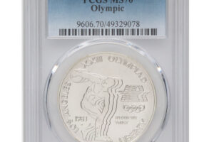 1983-D $1LA Olympic Silver Commem - PCGS MS70