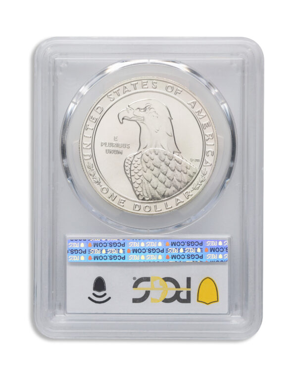 1983-D $1LA Olympic Silver Commem - PCGS MS70 - Image 2