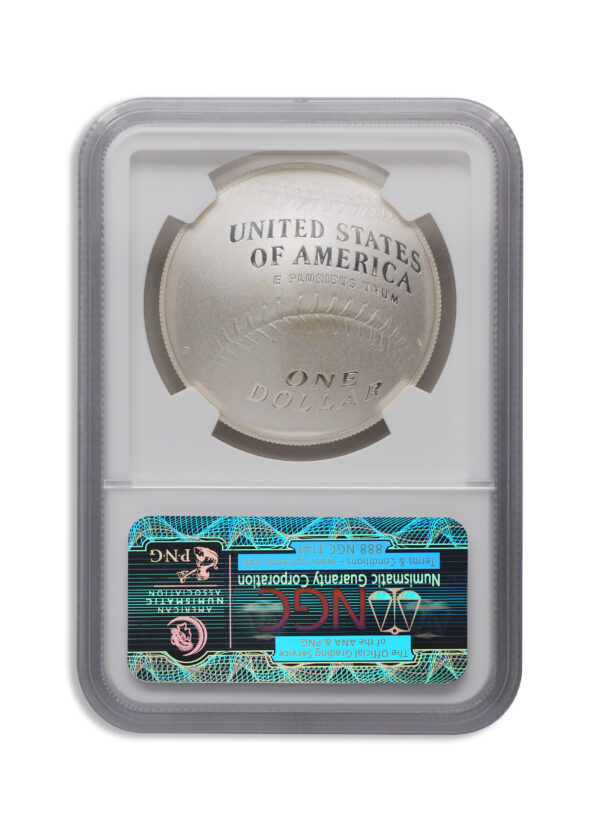 2014-P $1 Baseball Hall Fame Silver Commem - NGC PF70 - Image 2