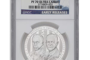 2013-P $1 Five Star Generals Silver Commem - NGC PF70