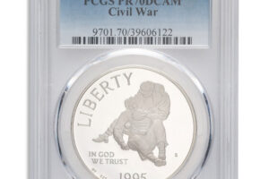1995-S $1 Civil War Silver Commem - PCGS PF70