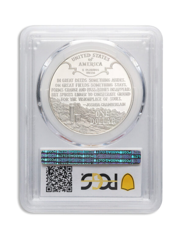 1995-S $1 Civil War Silver Commem - PCGS PF70 - Image 2