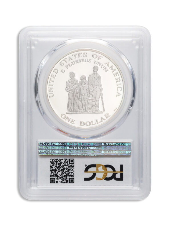 1998-S $1 Black Patriots Silver Commem - PCGS PF70 - Image 2