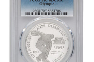1983-S $1 LA Olympic Silver Commem - PCGS PF70