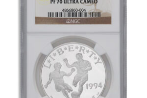 1994-S $1 World Cup Silver Commem - NGC PF70
