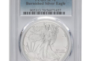 2022-W Burnished Silver Eagle PCGS SP70