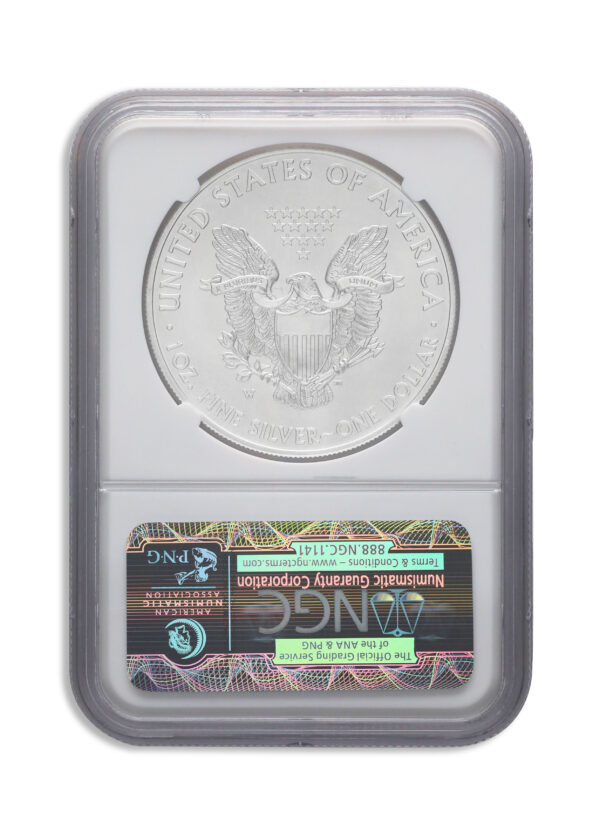 2013-W Burnished Silver Eagle NGC MS70 ER - Image 2