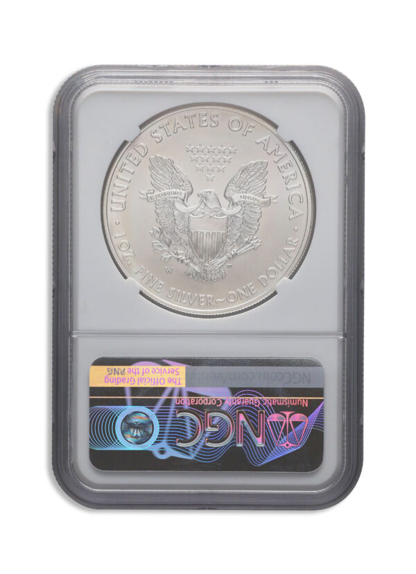 2014-W Burnished Silver Eagle NGC MS70 ER - Image 2