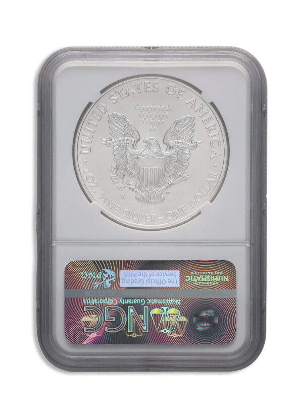 2015-W Burnished Silver Eagle NGC MS70 ER - Image 2