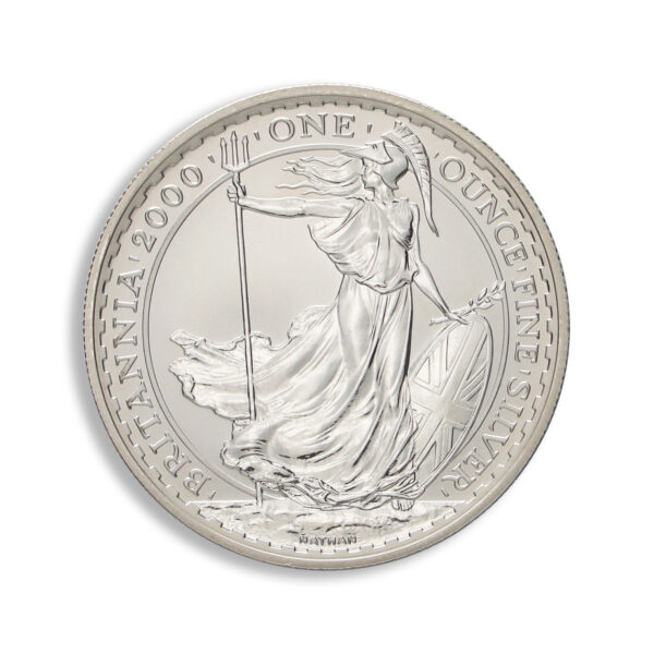 2000 1 oz Great Britain Silver Britannia BU - Image 2