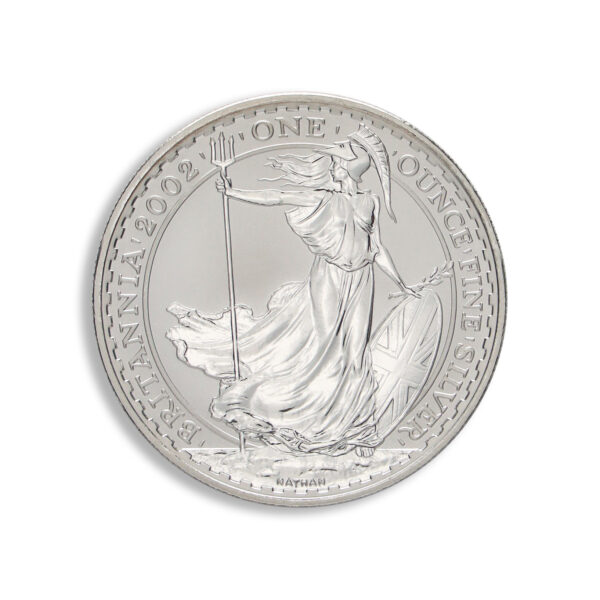 2002 1 oz Great Britain Silver Britannia BU - Image 2