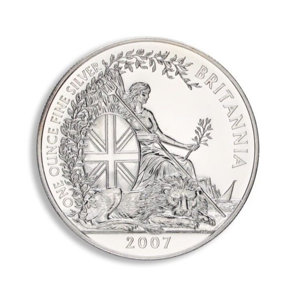 2007 1 oz Great Britain Silver Britannia BU - Image 2