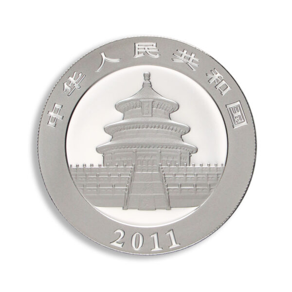 2011 Chinese Silver Panda - 1 oz - Image 2