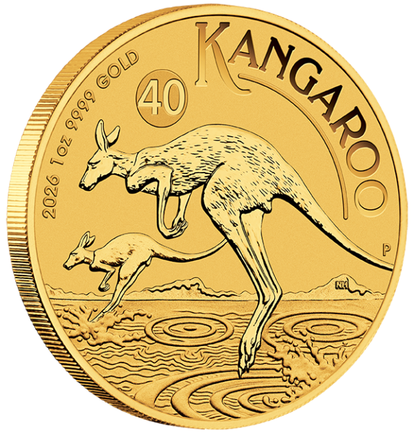 2026 1 oz Australian Kangaroo Gold Coin - Image 3