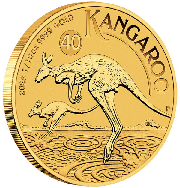 2026 1/10 oz Australian Kangaroo Gold Coin - Image 3