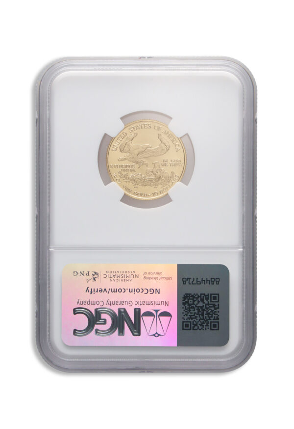 2001 1/4 oz Gold Eagle $10 NGC MS70 - Image 2