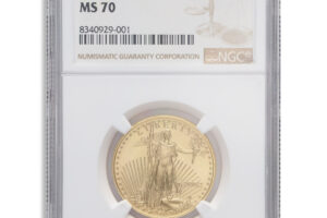2002 1/2 oz Gold Eagle $25 NGC MS70
