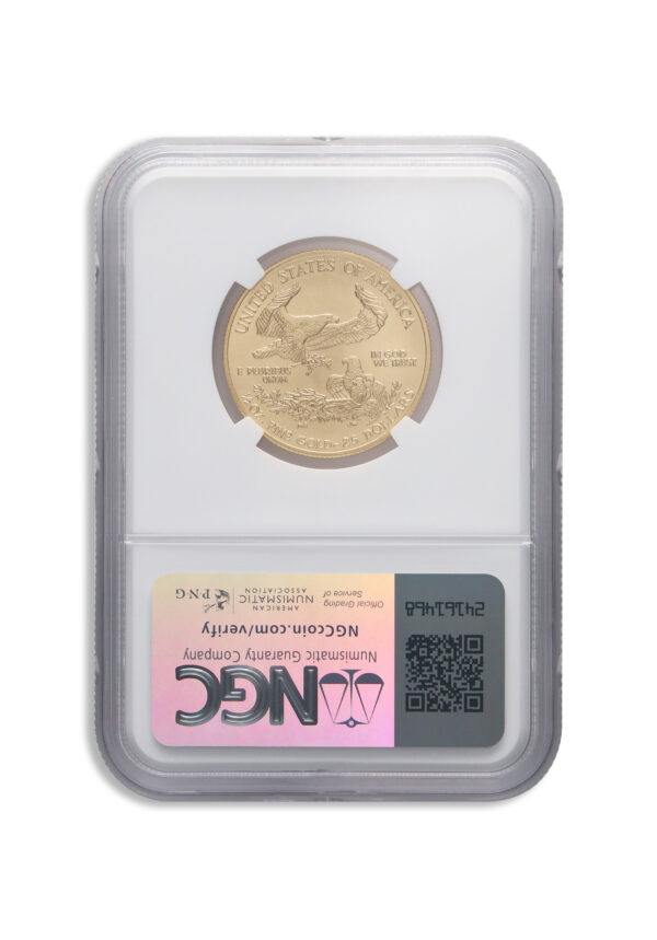 2003 1/2 oz Gold Eagle $25 NGC MS70 - Image 2