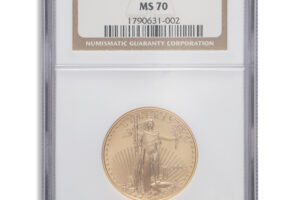 2004 1/2 oz Gold Eagle $25 NGC MS70