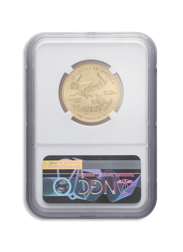 2005 1/2 oz Gold Eagle $25 NGC MS70 - Image 2