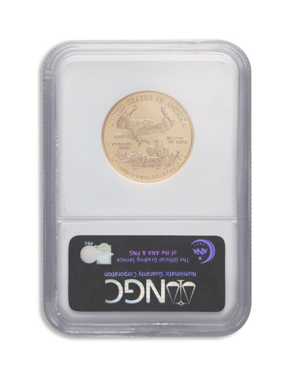 2006 1/2 oz Gold Eagle $25 NGC MS70 - Image 2