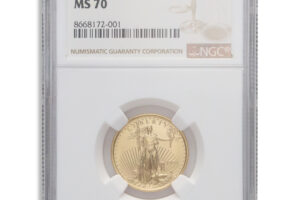 1994 1/4 oz Gold Eagle $10 NGC MS70