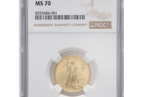 1996 1/4 oz Gold Eagle $10 NGC MS70