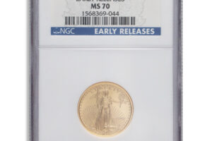 2007 1/4 oz Gold Eagle $10 NGC MS70 ER