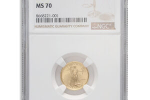 2000 1/10 oz Gold Eagle $5 NGC MS70