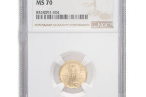 1996 1/10 oz Gold Eagle $5 NGC MS70