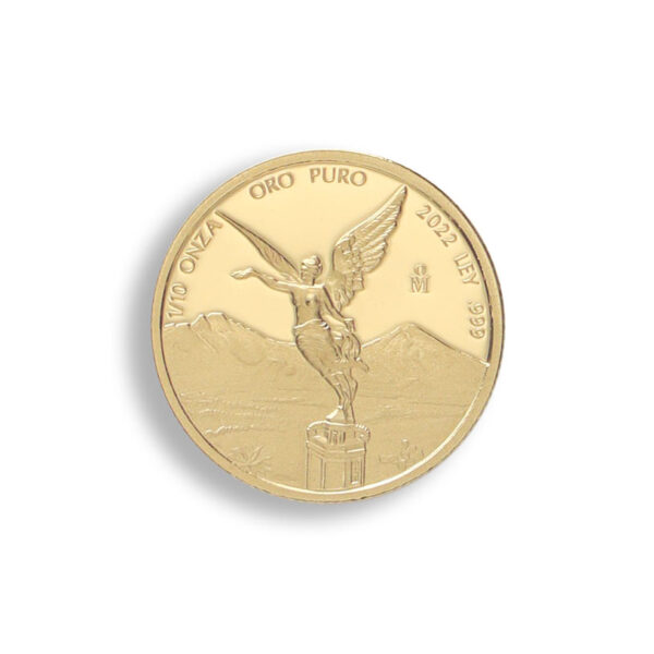 2022 1/10 oz Mexican Gold Libertad - Proof - Image 2