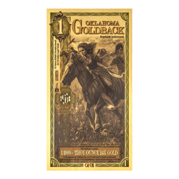 Oklahoma 1 Goldback
