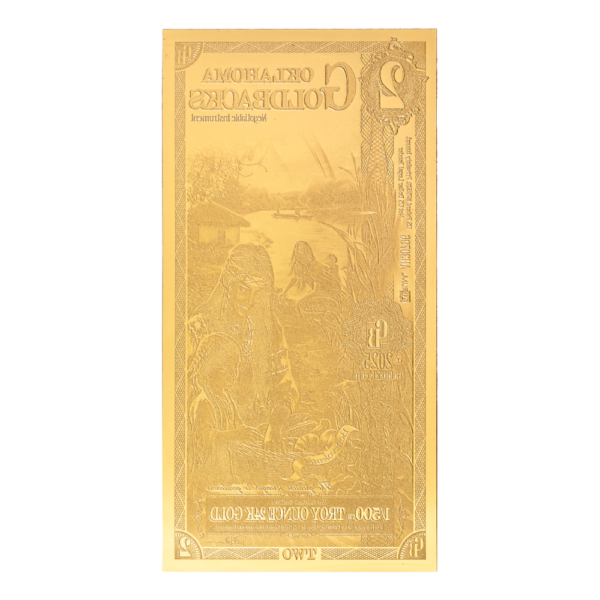 Oklahoma 2 Goldback - Image 2