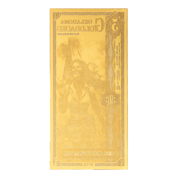 Oklahoma 5 Goldback - Image 2